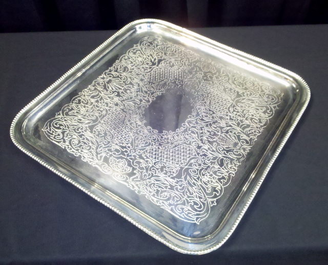 Rental store for TRAY, SILVER SQUARE SCROLL in Omaha NE