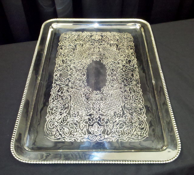 Rental store for TRAY, SILVER OBLG SCROLL in Omaha NE