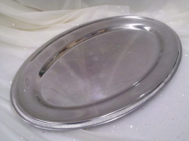 Rental store for TRAY, CHRM OVAL BEADED-LRG in Omaha NE