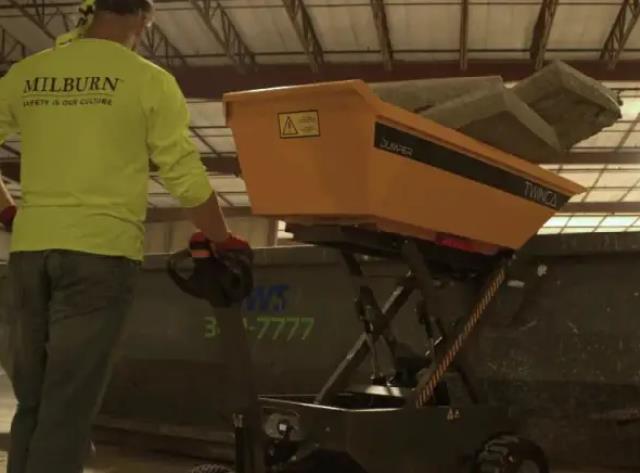 Where to find WHEELBARROW Electric high-tip dumper in Omaha