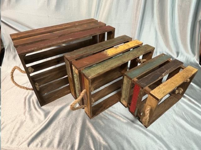 Rental store for RECLAIMED WOOD CRATE 3 PC SET in Omaha NE