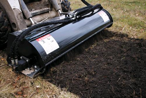 Where to find HYDRAULIC TILLER 62 Skid Attachment in Omaha