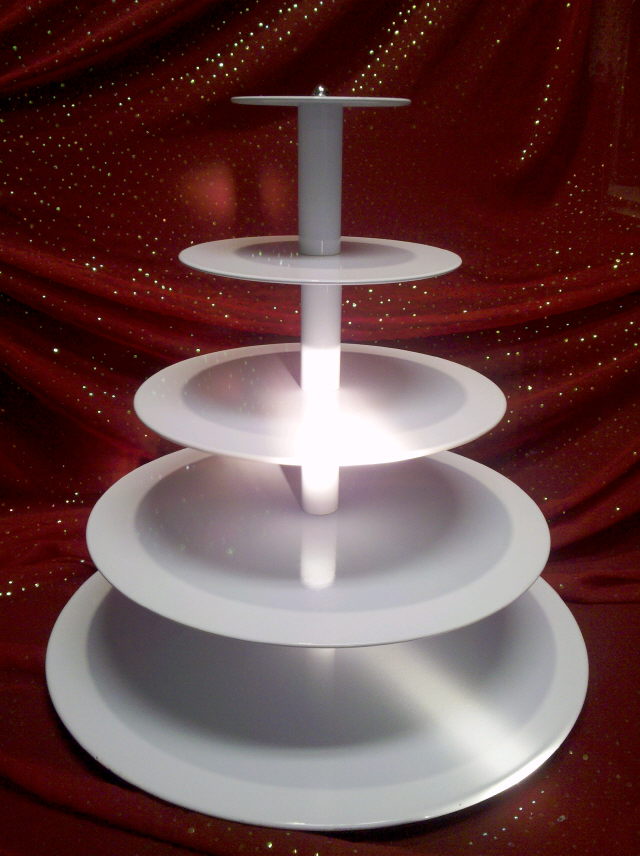 Rental store for CUPCAKE STAND, Rd 5-TIER  White in Omaha NE