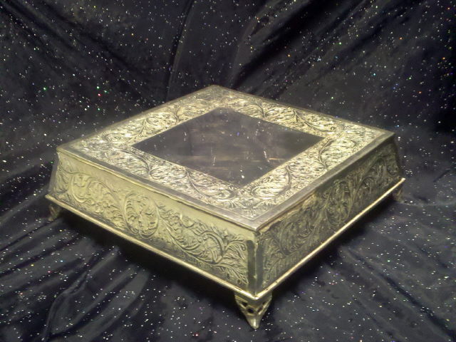 Rental store for SILVER 17 X17  SQU CAKE PLATEAU in Omaha NE