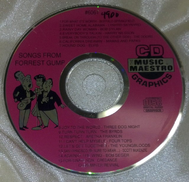 Rental store for SONGS FROM FOREST GUMP in Omaha NE