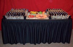 Rental store for BLACK 17 CHILL TABLE SKIRT in Omaha NE