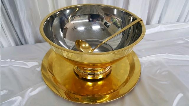 Rental store for PUNCH BOWL, GOLD 3PC SET in Omaha NE