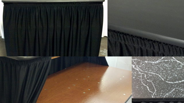 Rental store for BAR, 4 FT BLACK SKIRTED in Omaha NE