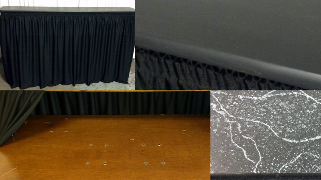 Rental store for BAR, 6 FT BLACK SKIRTED in Omaha NE