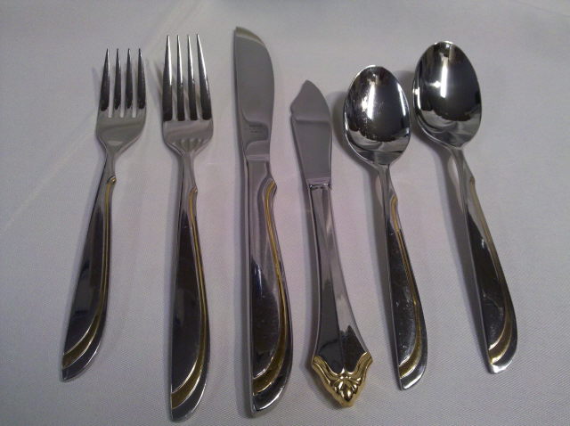 Rental store for GOLD ACCENT FLATWARE in Omaha NE