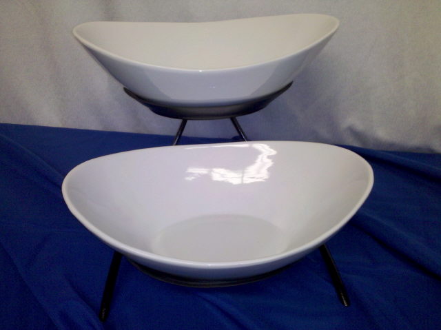 Rental store for OVAL 2- PORCELAIN BOWL W STAND in Omaha NE