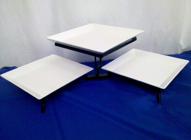 Rental store for 3-PLATTER W STAND  White in Omaha NE