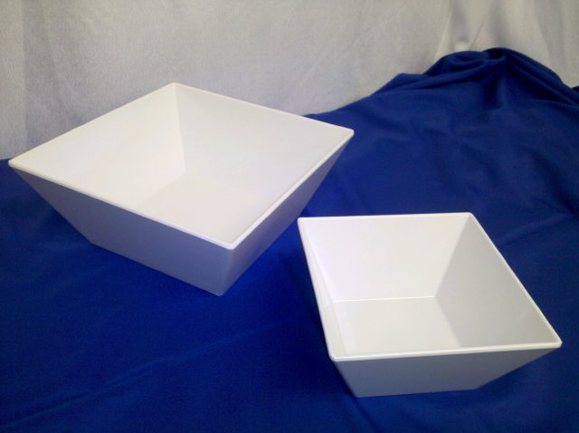 Rental store for BOWL, SQUARE WHITE MELAMINE 8 in Omaha NE