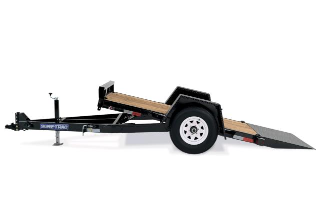 Rental store for FLATBED TILT TRAILER, SNG AXLE  Black in Omaha NE