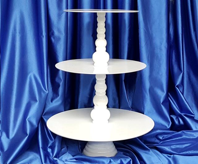 Rental store for CUPCAKE STAND, Rd 3-TIER  White in Omaha NE