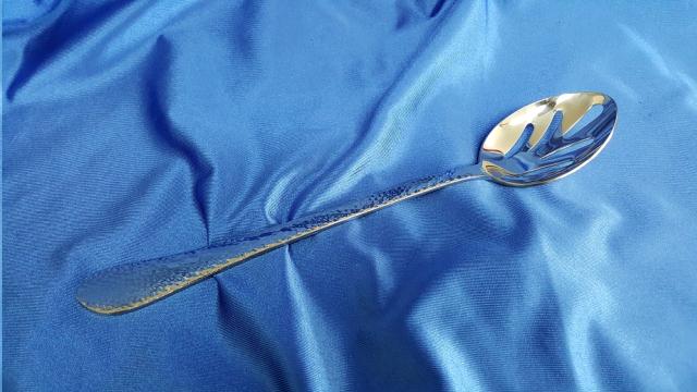 Where to find SPOON, 13.25 HAMMERED SLOTTED in Omaha