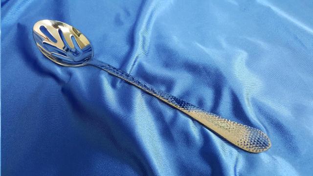 Where to find SPOON, 13.25 HAMMERED SLOTTED in Omaha