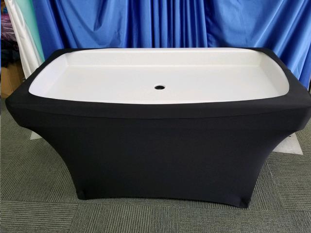 Rental store for CHILL TABLE 4 Ft SPANDEX-BLACK in Omaha NE