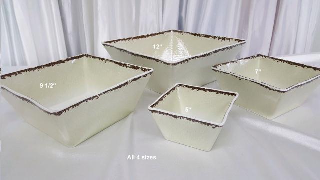 Rental store for BOWL, ANTIQUE Square 12   228 Oz. in Omaha NE