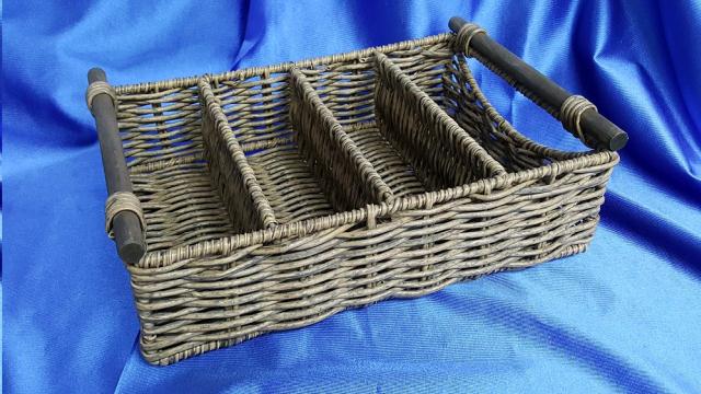 Rental store for BASKET, WICKER FLATWARE 4 Slot in Omaha NE