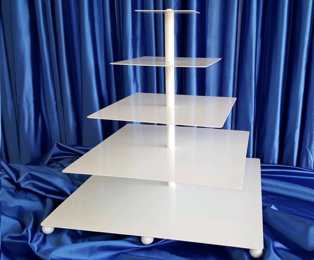 Where to find CUPCAKE STAND, SQU White 5-Tier in Omaha