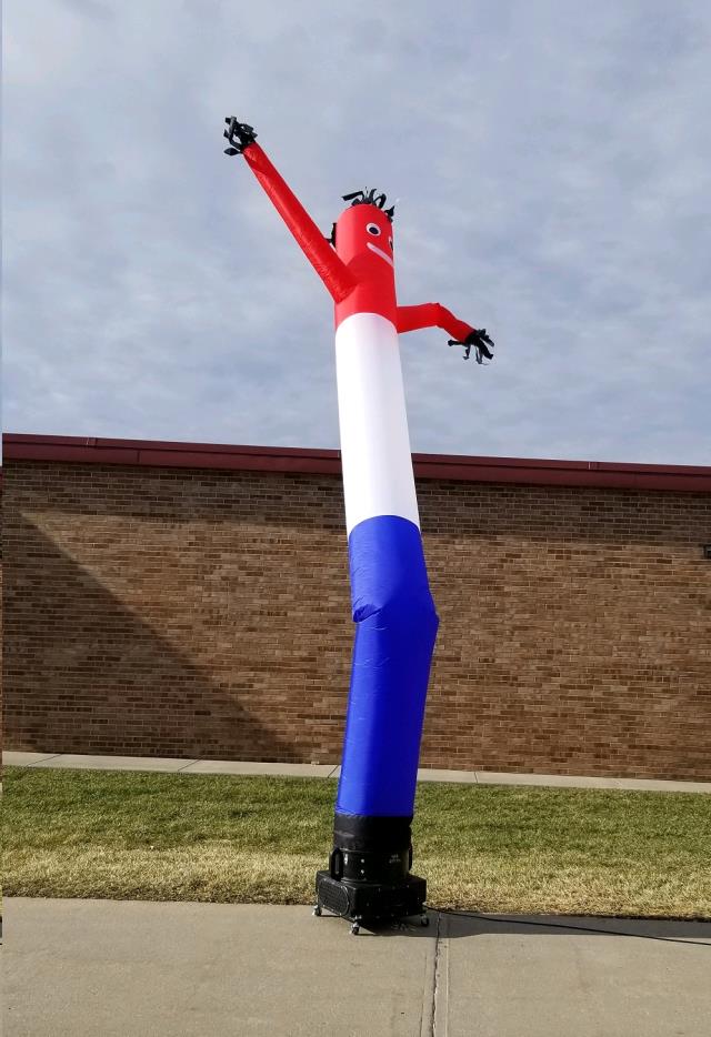 Where to find AIR DANCER, 20 FT RED, WHT BLUE in Omaha