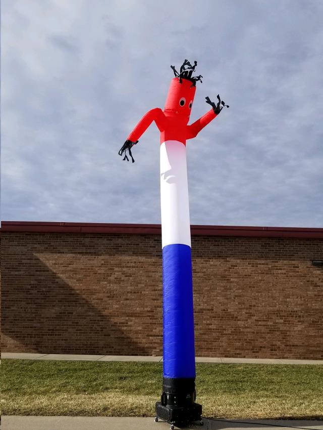 Where to find AIR DANCER, 20 FT RED, WHT BLUE in Omaha