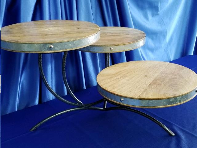 Where to find RUSTIC WOOD TRAYS 3 W Stand in Omaha