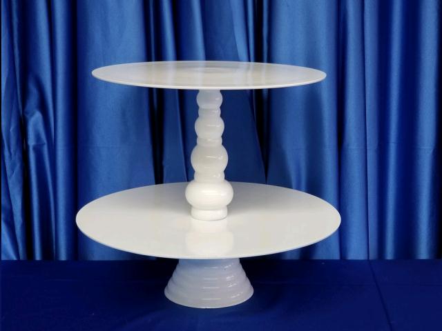Rental store for CUPCAKE STAND, Rd 2-TIER  White in Omaha NE