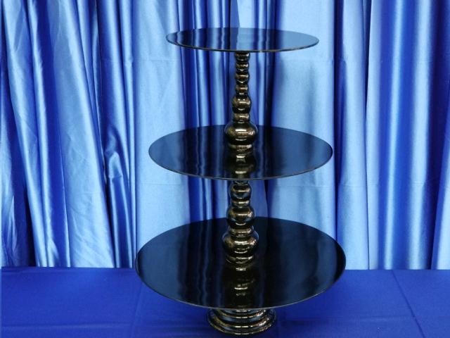 Where to find CUPCAKE STAND, Rd 3-TIER Black in Omaha
