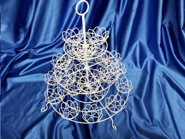 Where to find CUPCAKE STAND, 3 TIER LACE 24 in Omaha