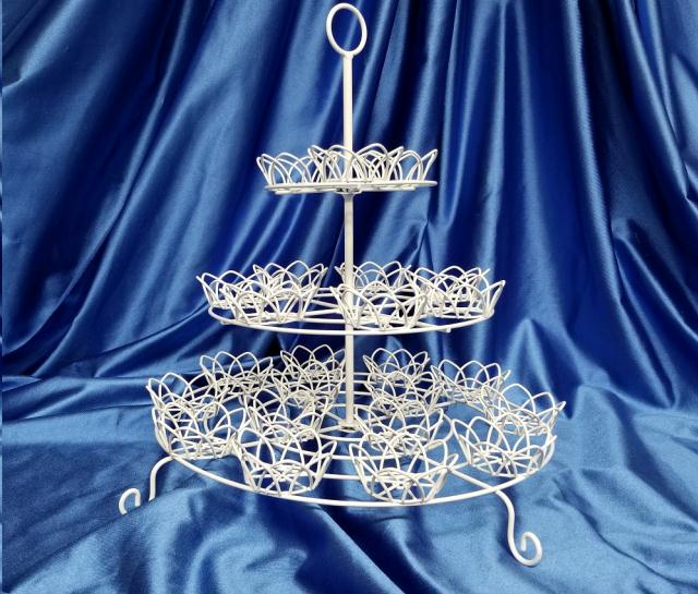 Where to find CUPCAKE STAND, 3 TIER LACE 24 in Omaha