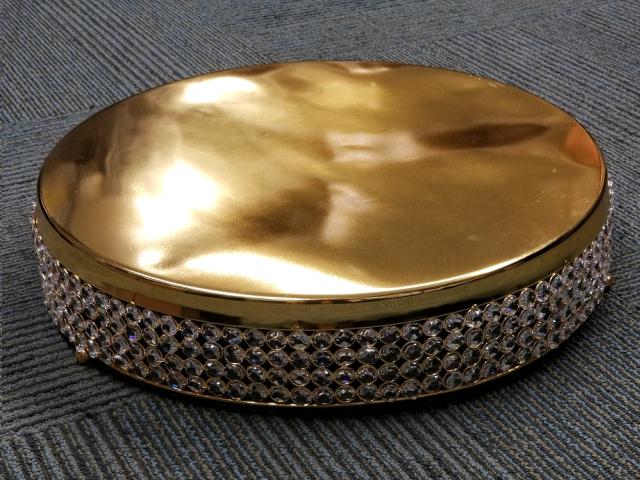 Rental store for CAKE STAND, Gold Sparkle 19.5  Rd in Omaha NE