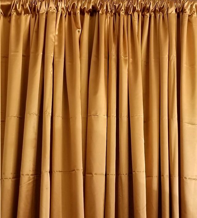 Rental store for SATIN DRAPE, GOLD     60 X96 in Omaha NE