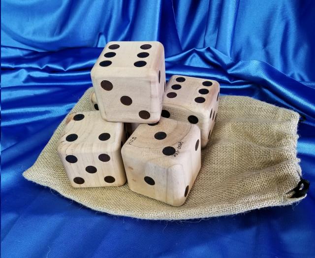 Rental store for DICE GAME IN A BURLAP BAG in Omaha NE