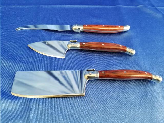 Rental store for CHEESE KNIFE SET 3 Pc MAHOGANY in Omaha NE