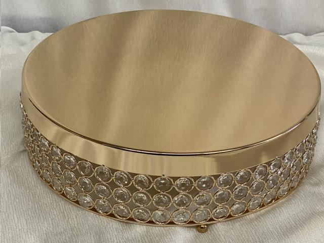 Rental store for CAKE STAND, Gold Sparkle 13.5  Rd in Omaha NE