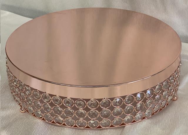Rental store for CAKE STND, Rose Gold Sprkl 13.5  Rd in Omaha NE