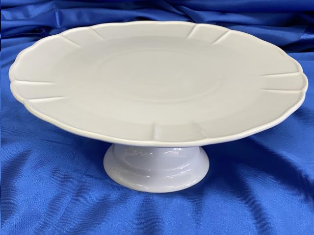 Rental store for PEDESTAL, CAKE STAND WHITE 10.75 in Omaha NE