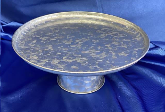 Rental store for PEDESTAL, GALVINIZED CAKE STAND 11 in Omaha NE