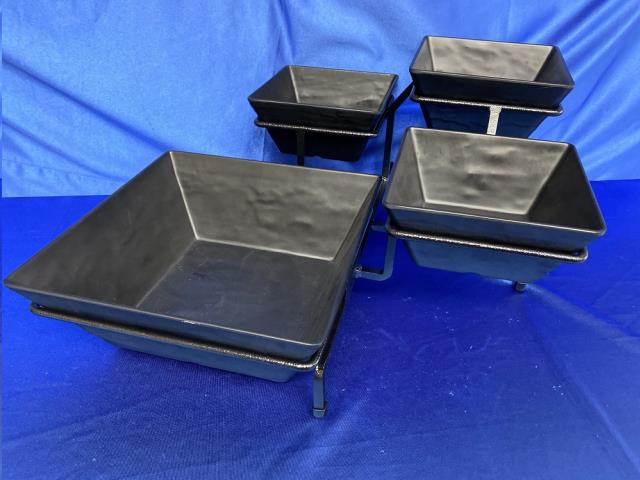 Rental store for 4-BOWL BLACK SQU W STAND Vs 2 in Omaha NE