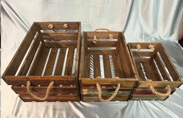 Where to find RECLAIMED WOOD CRATE Small in Omaha