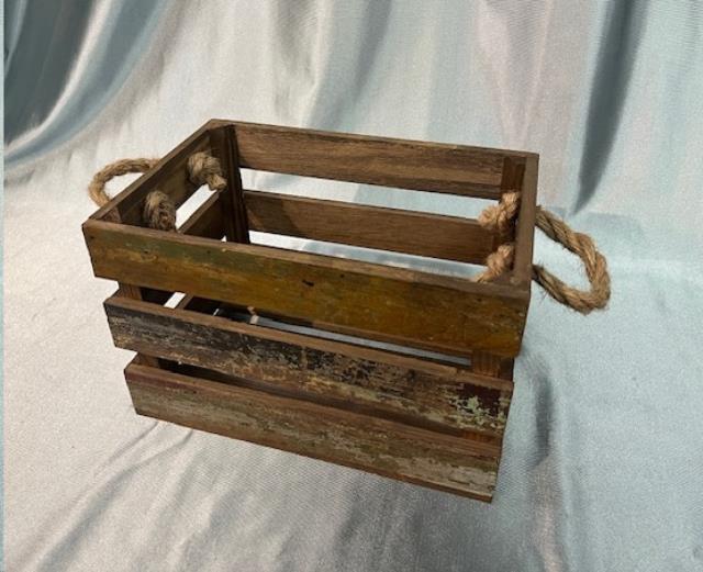 Where to find RECLAIMED WOOD CRATE Small in Omaha