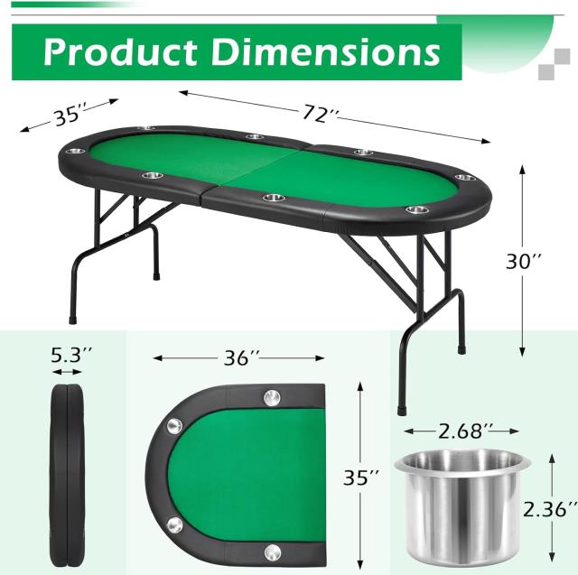 Where to find OVAL FOLDING TEXAS POKER TABLE in Omaha