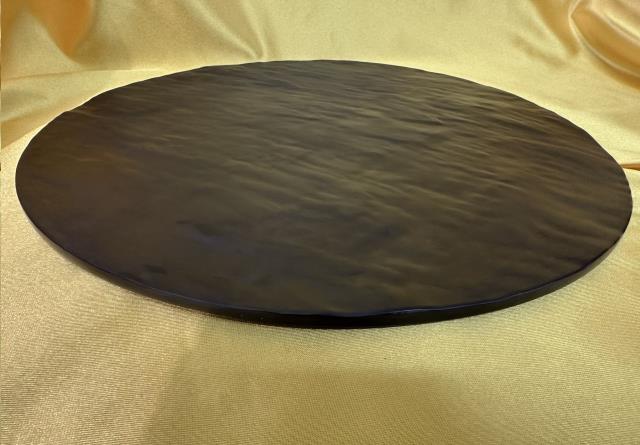Rental store for PLATTER, 16  RD FAUX SLATE Black in Omaha NE