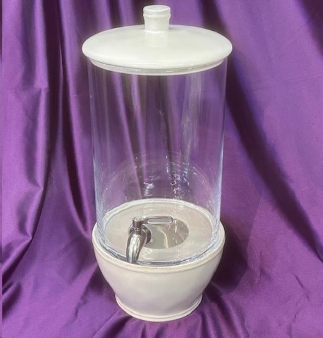 Rental store for DISPENSER, GLASS W STONEWARE 2.6 GALLON in Omaha NE