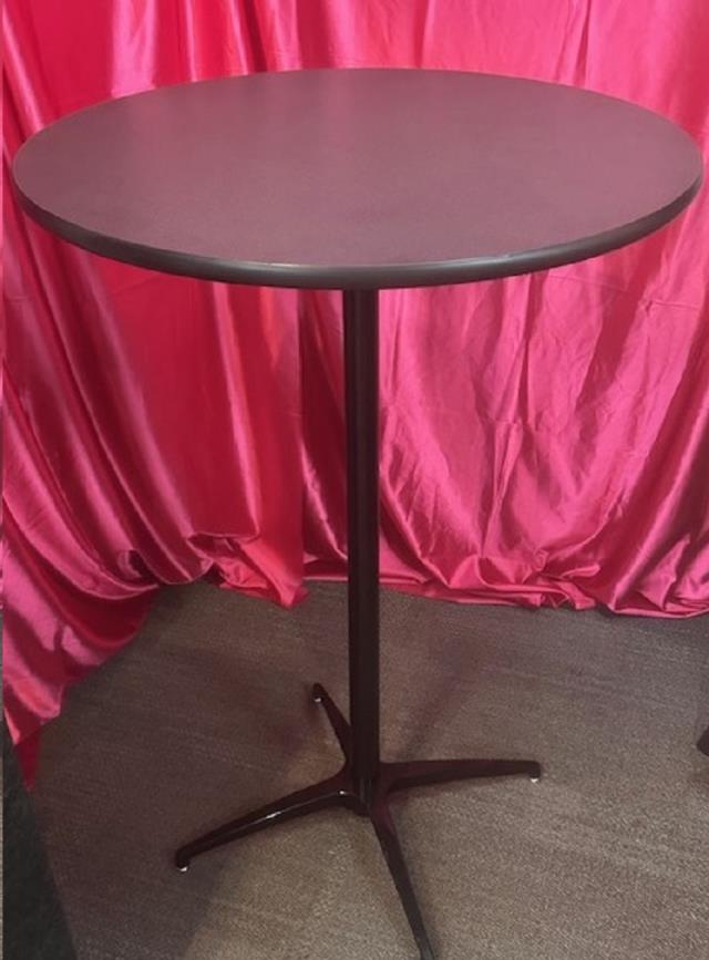 Rental store for TABLE, 30 RD COCKTAIL  Black Lamnate N in Omaha NE