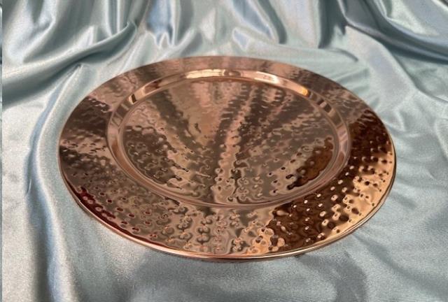 Where to find CHARGER, HAMMERED COPPER 13.75 in Omaha