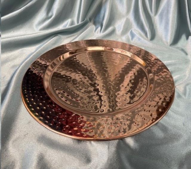 Where to find CHARGER, HAMMERED COPPER 13.75 in Omaha