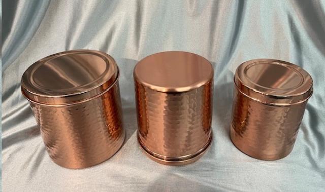 Where to find HAMMERED COPPER RISER 3 PC SET in Omaha